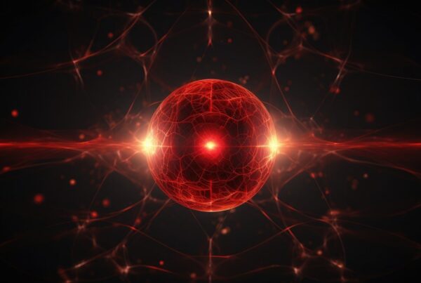Red AI orb